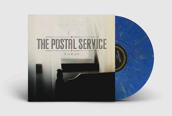 The Postal Service 'Give Up' BLUE & SILVER VINYL