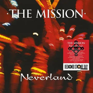 The Mission 'Neverland' TRANSLUCENT RED DOUBLE VINYL