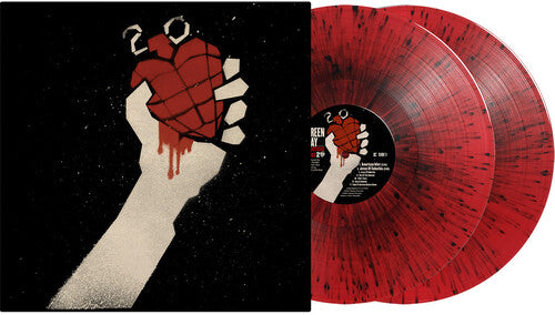 Green Day 'American Idiot - 20th Anniversary Edition' RED & BLACK SPLATTER DOUBLE VINYL